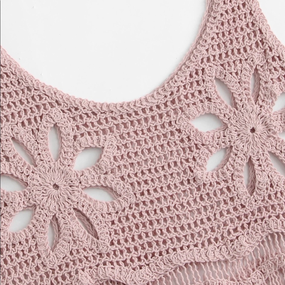 Crochet Beach Cover - Picture 3 of 4